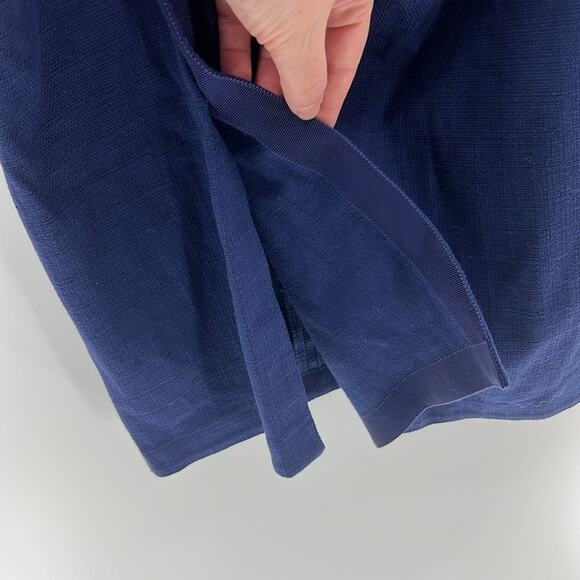 PAULE KA Pique Ruched Sheath Dress - Navy - 38 or US 4 - Picture 6 of 11